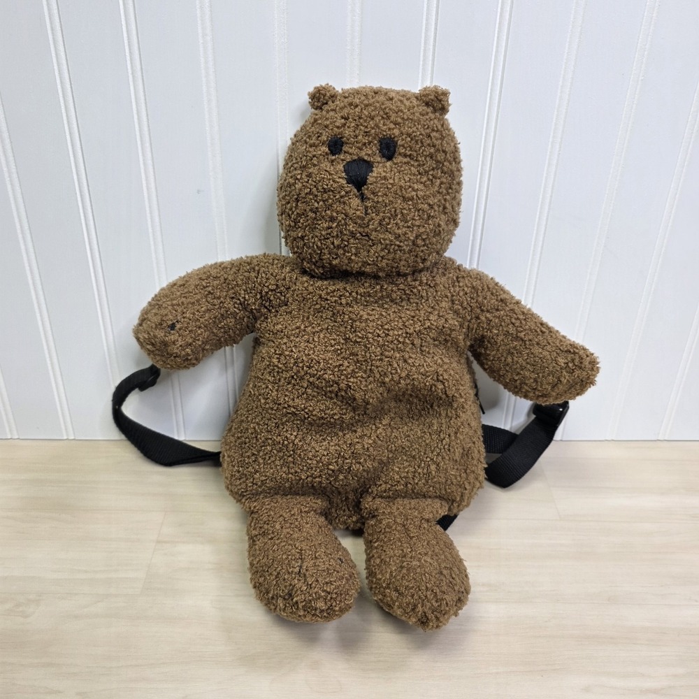 Vintage Gap Brannan Bear Backpack Brown Teddy Bear Plush Bag 90s Y2K Toddler